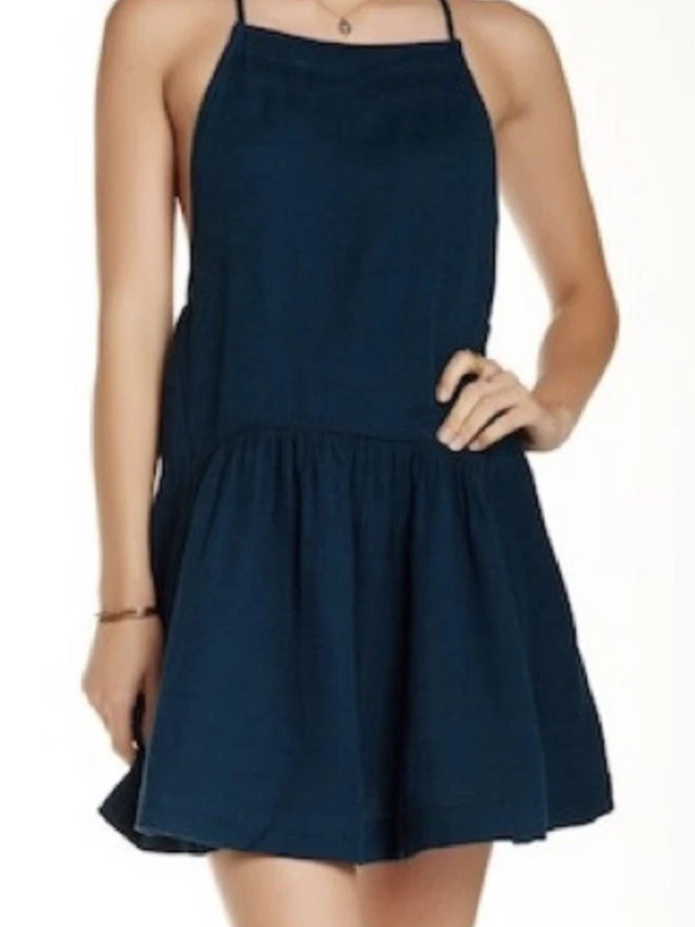 Free People Skipping‎ Stones Tunic Dress Teal